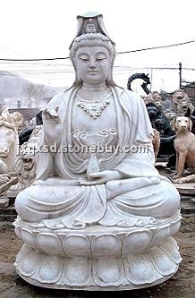 石雕觀音、觀音送子、占蓮觀音、