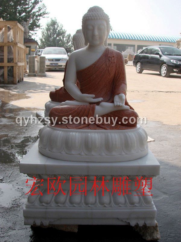 汉白玉佛像