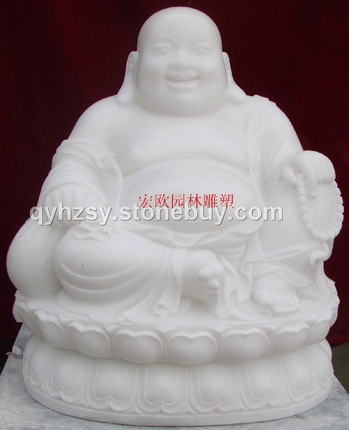 汉白玉精品 做佛