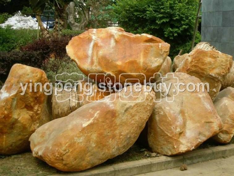 大量出售英德深圳黃臘石黃蠟石,歡迎來英鵬園林選購