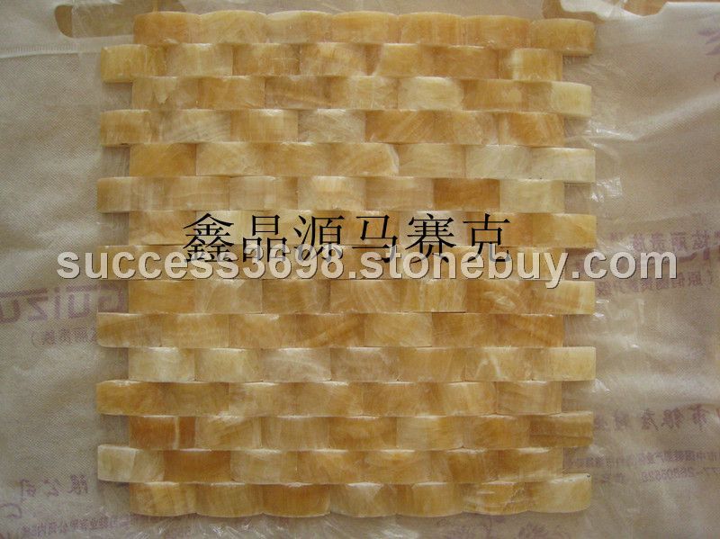 大量供应米黄玉马赛克