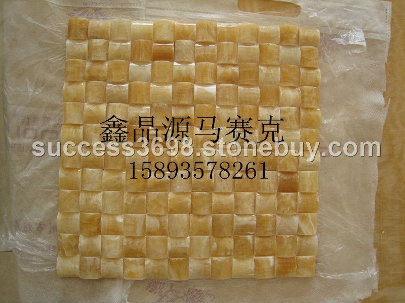 大量供应米黄玉马赛克