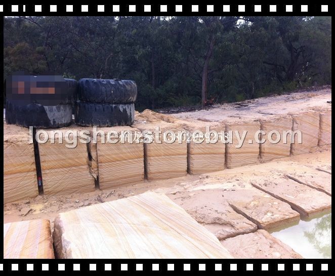 澳洲砂岩-黄木纹