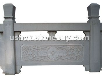 栏杆，河堤栏杆，方形柱头