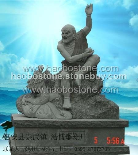 十八羅漢雕刻　人物雕刻　佛像雕刻　寺廟雕刻　青石雕刻