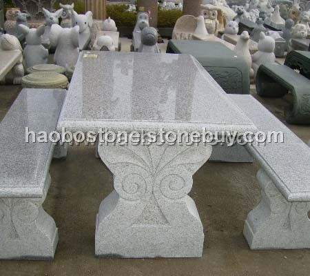 石桌凳　園林雕刻　石雕　石制品　庭院家具　庭院　