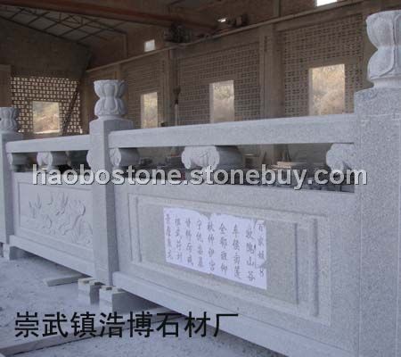 園林建筑雕刻　泉州白欄桿　建筑材料　石雕