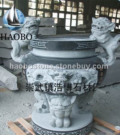 青石香炉　青石雕刻　寺庙雕刻　佛像雕刻