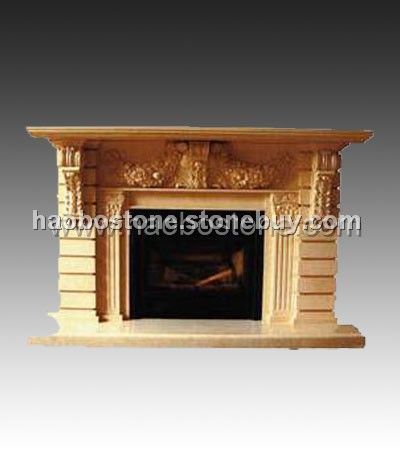 壁炉　建筑材料　石雕