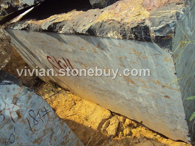 新到黑金花荒料