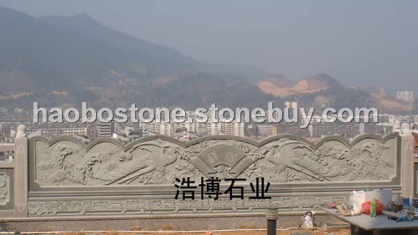 欄桿雕刻　園林雕刻　建筑材料　