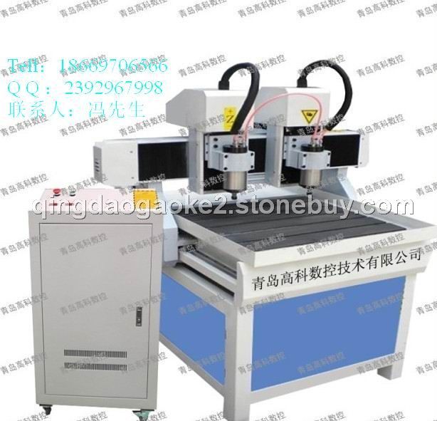 6090-S-1-2单双头玉石石材雕刻机