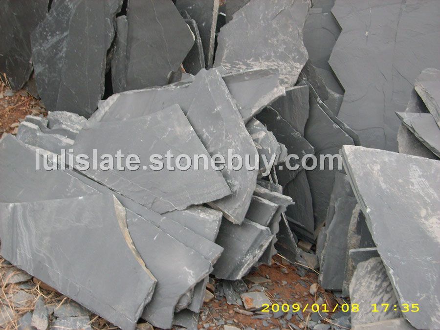 板岩黑色乱形石