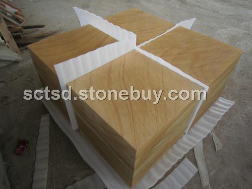 黄木纹实心凳子