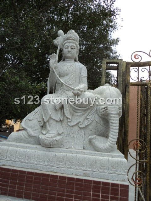 普贤菩萨石雕,佛像石雕,寺庙石雕