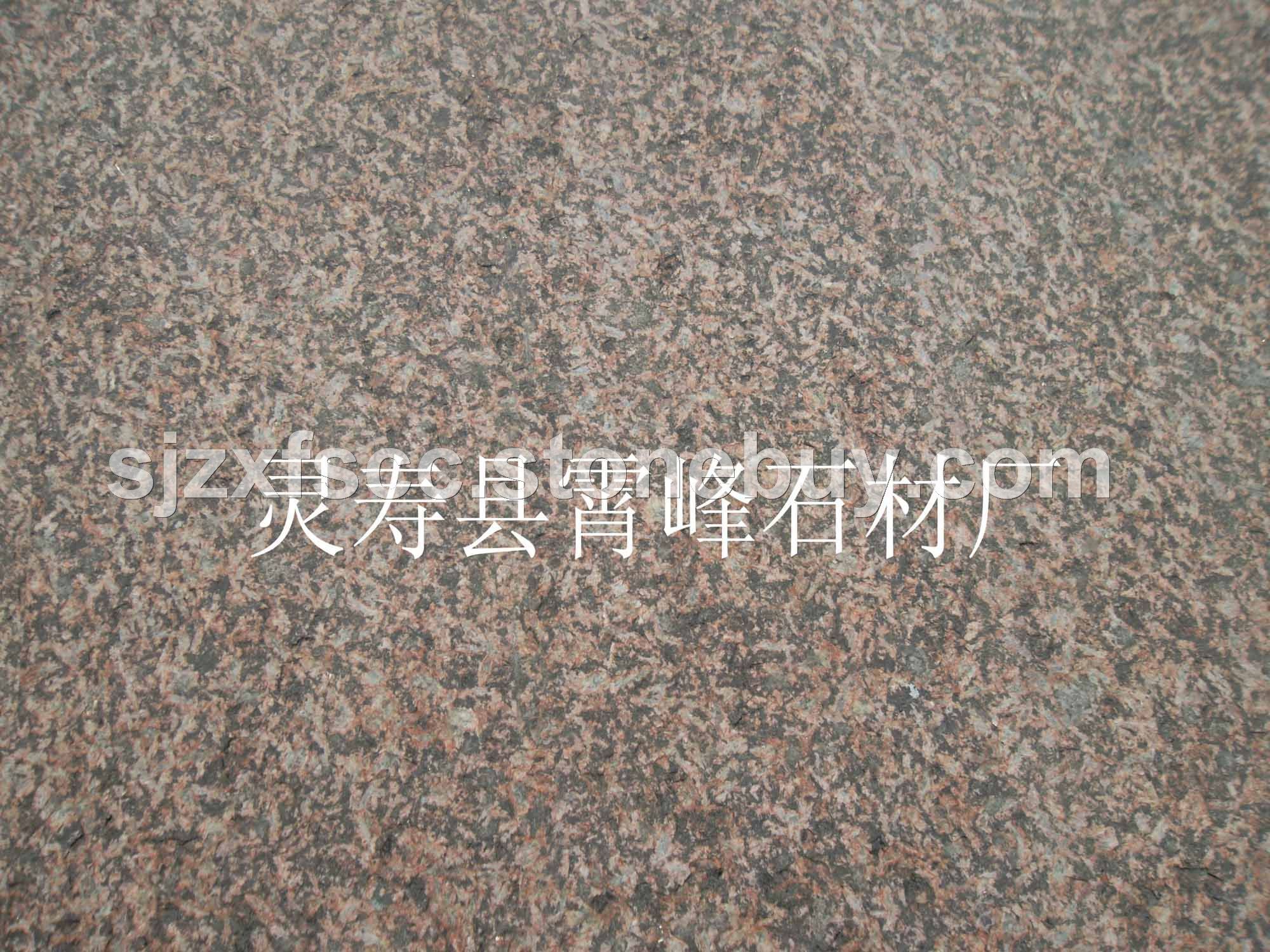 贵妃红花岗岩石材毛板