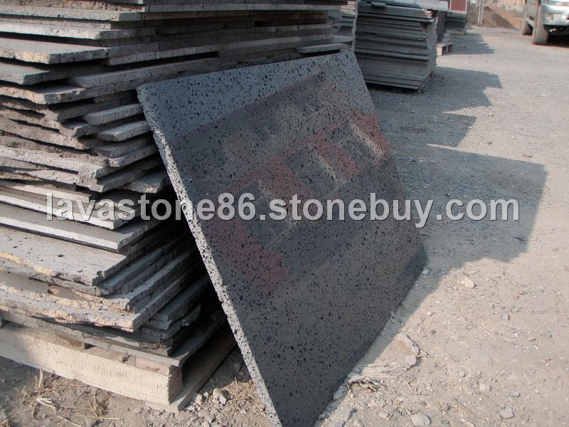 孔洞火山岩石研磨