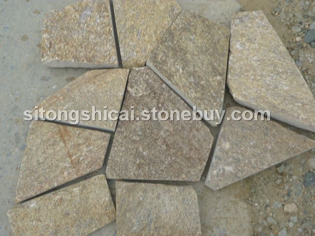 黄金石碎拼文化石