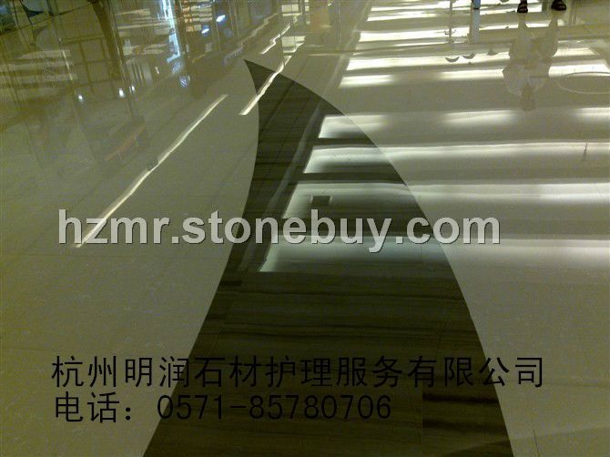 岗石翻新后晶面