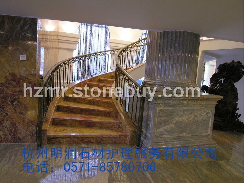 楼梯翻新晶面效果图