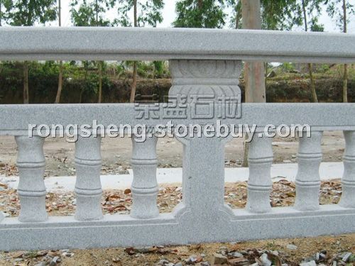 花岗岩石栏杆，麻石石栏杆，芝麻灰石栏杆