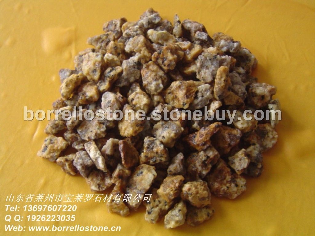 虎皮黄水磨石子