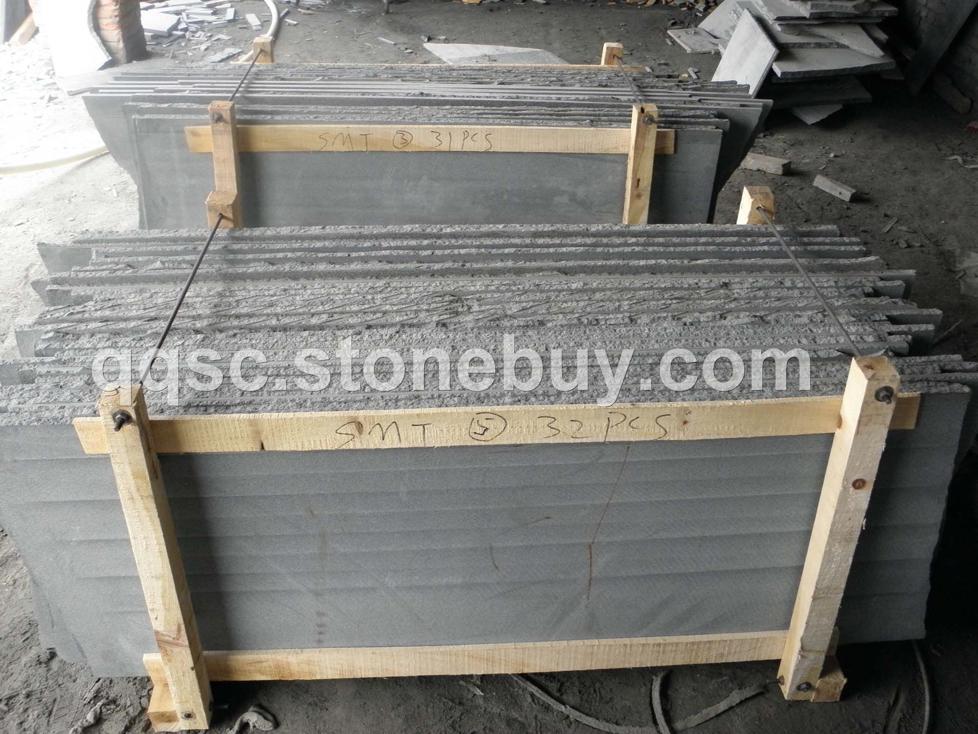 山西黑花岗岩火烧面大板