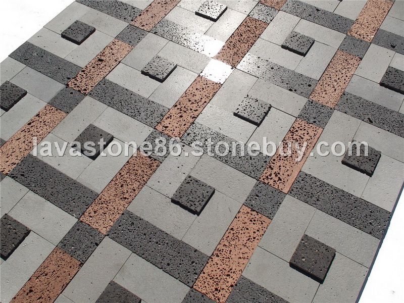 玄武岩火山岩、马赛克