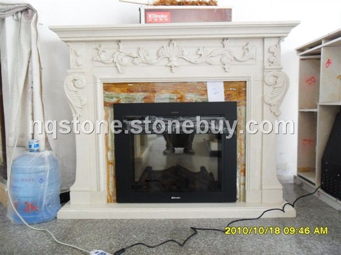 F-234酒店大堂装饰石材壁炉FIREPLACE