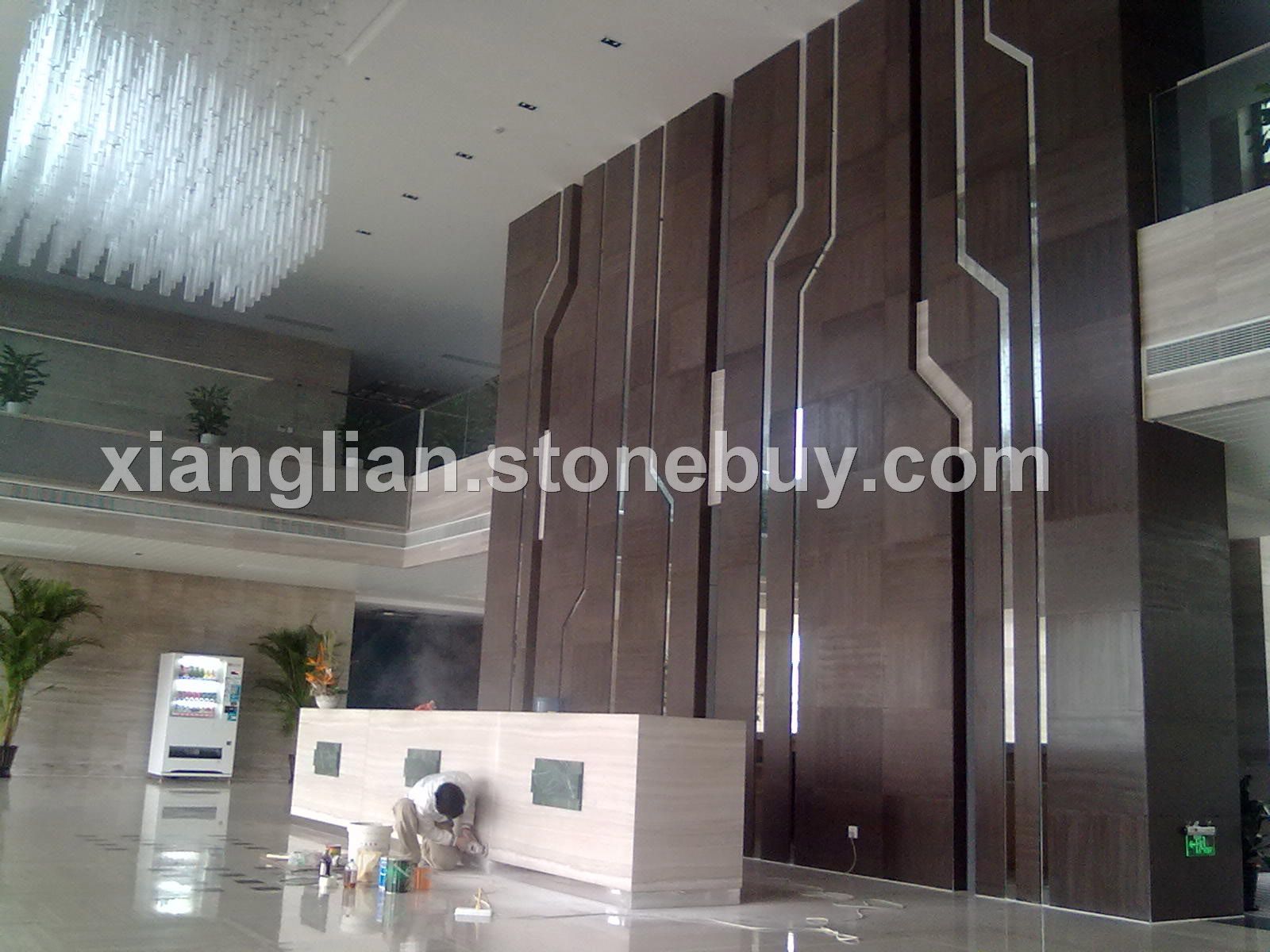 紫檀木纹背景墙