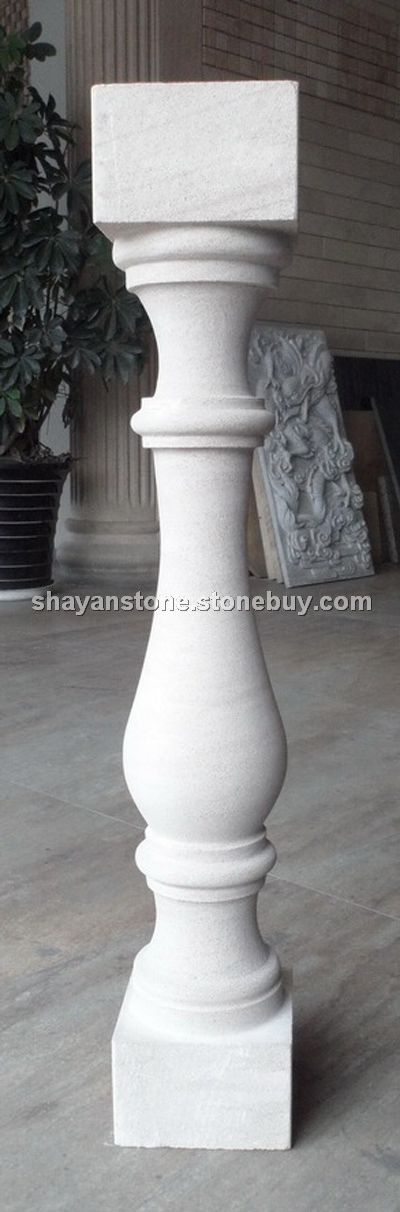 砂岩花盆石柱