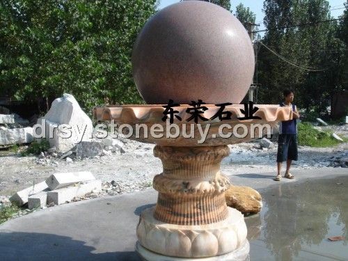 石雕风水球