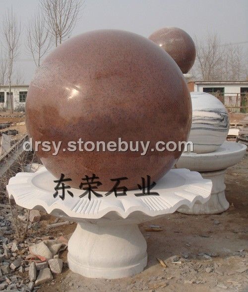 石雕风水球