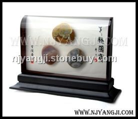 天然雨花石工艺品 水晶摆件