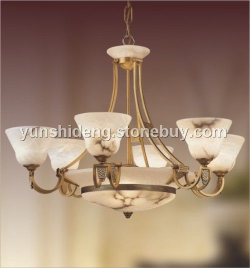仿云石吊灯半吊灯餐吊灯大堂吊灯客厅吊灯