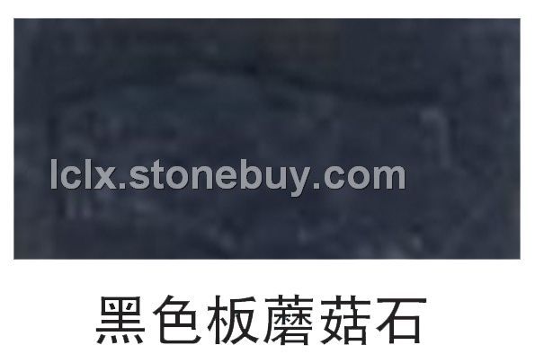 黑色板蘑菇石