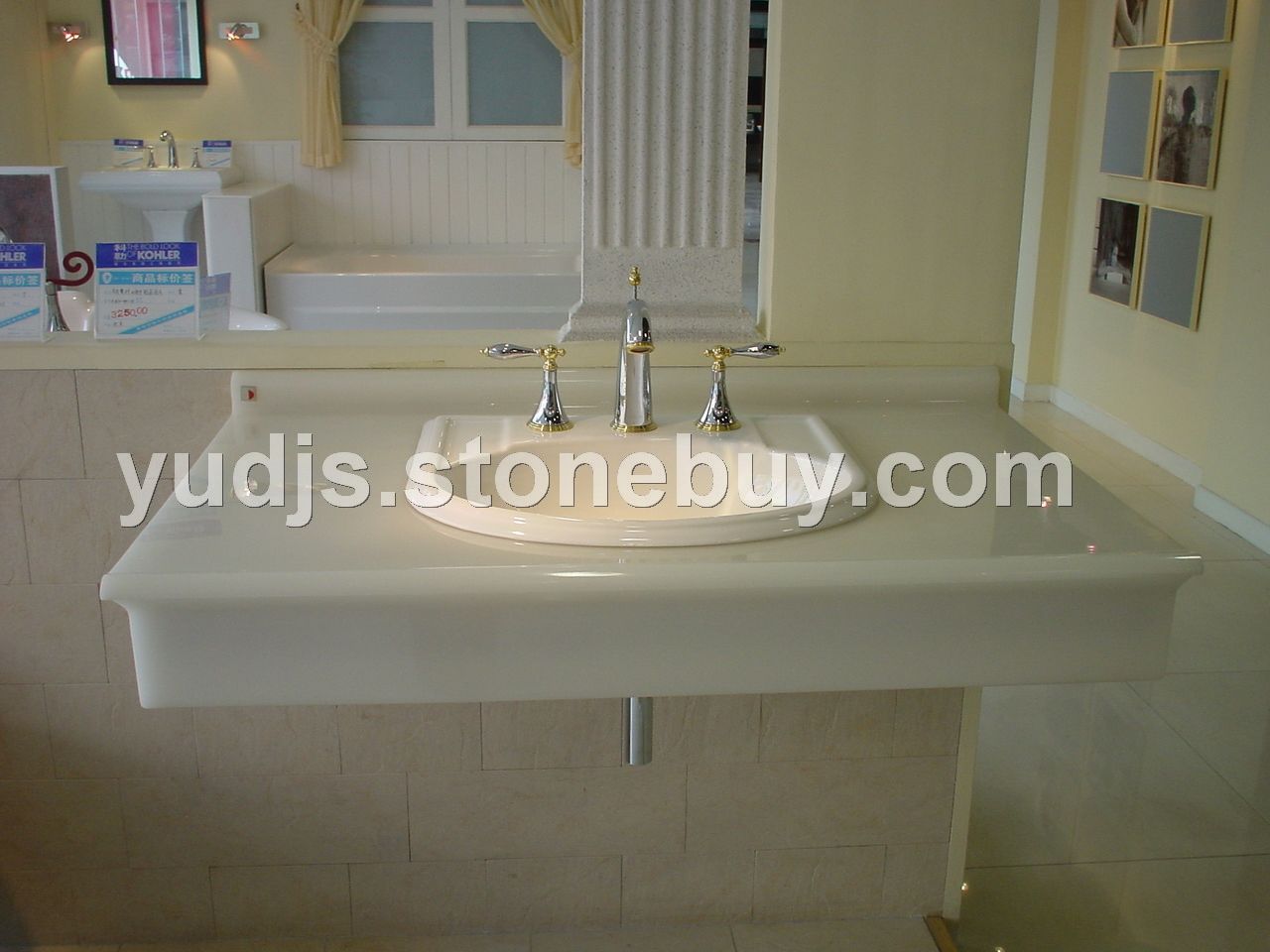 大君石人造石浴柜台面