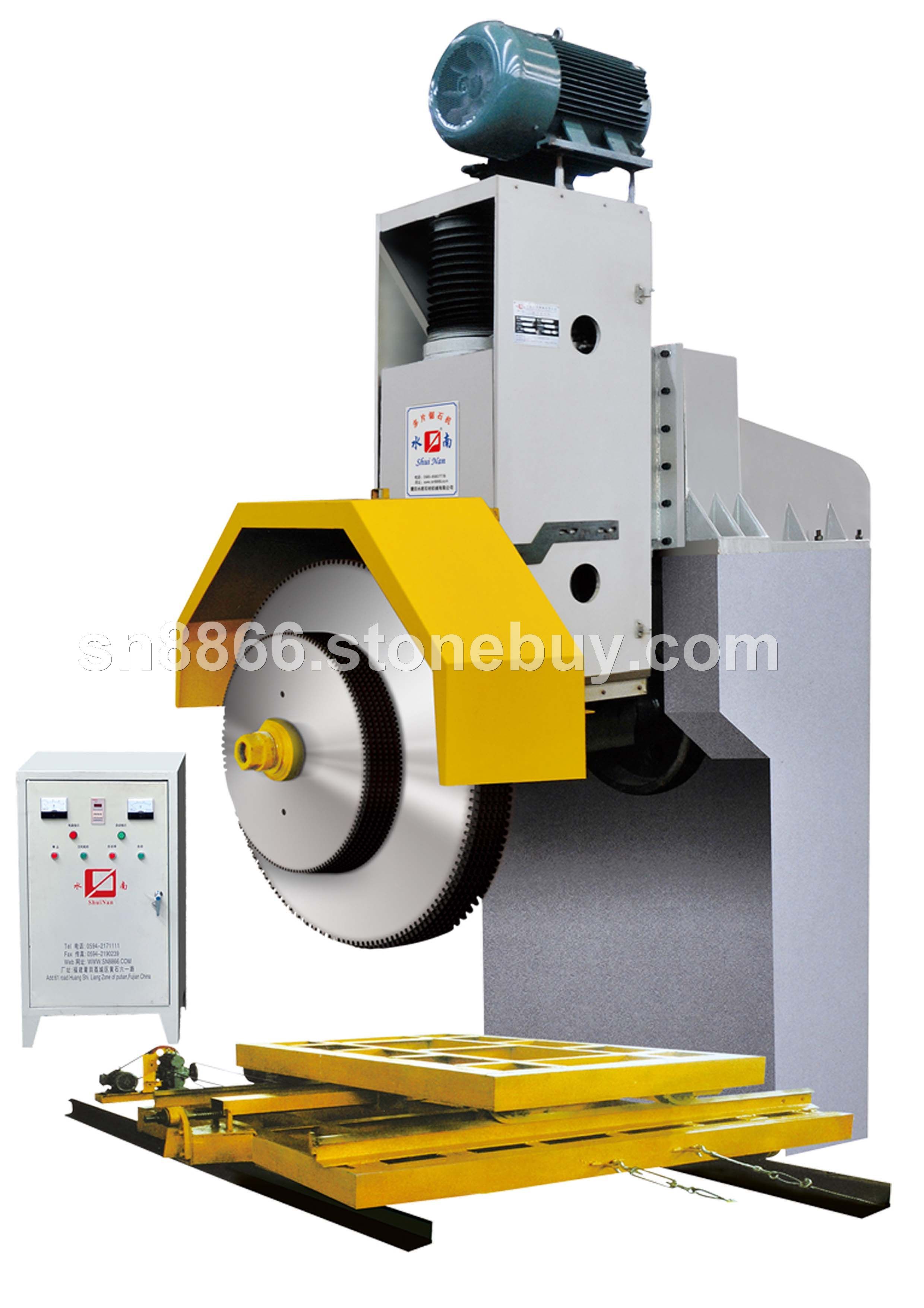 双柱液压切石机、石材机械