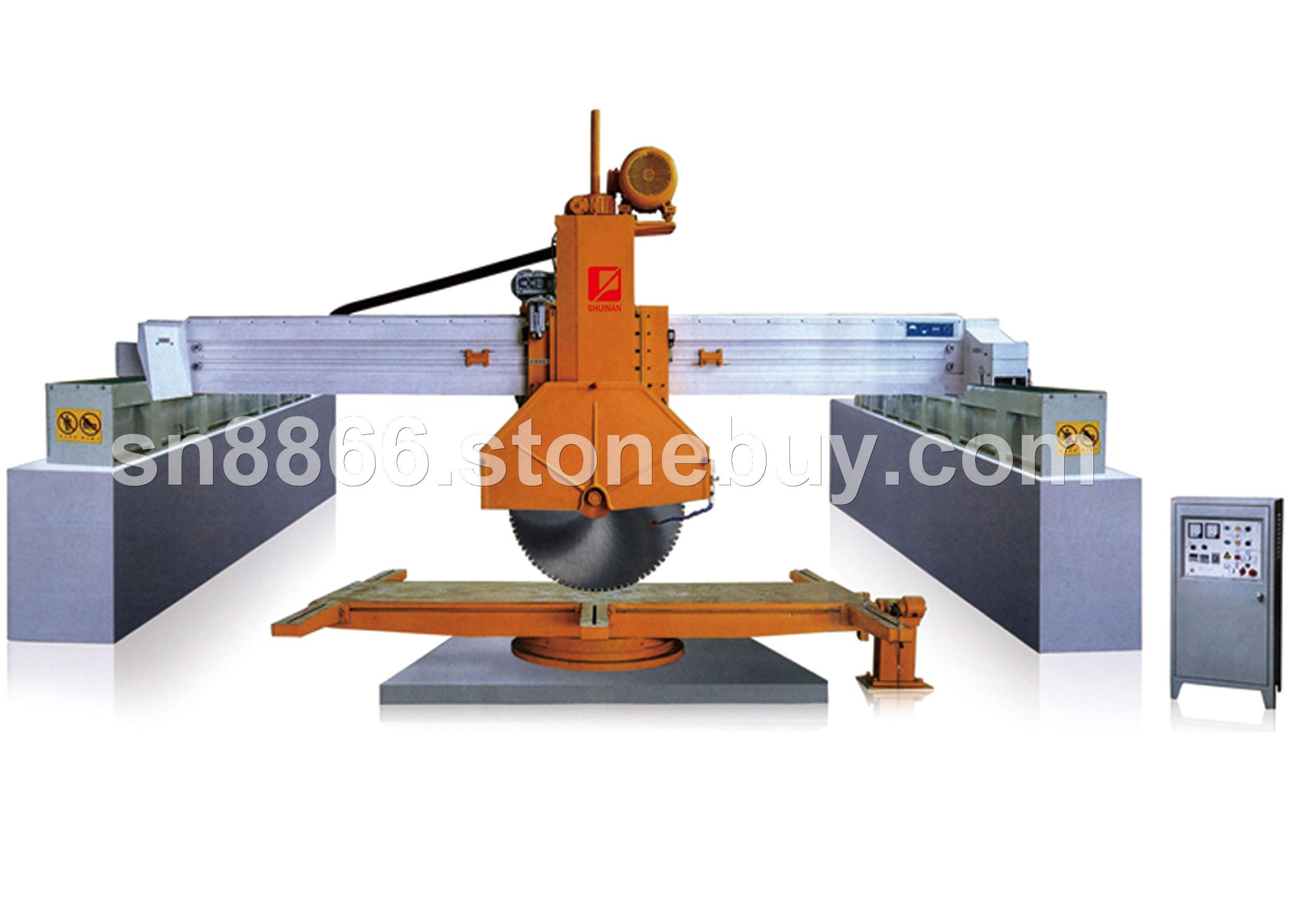新型桥式切石机、石材机械