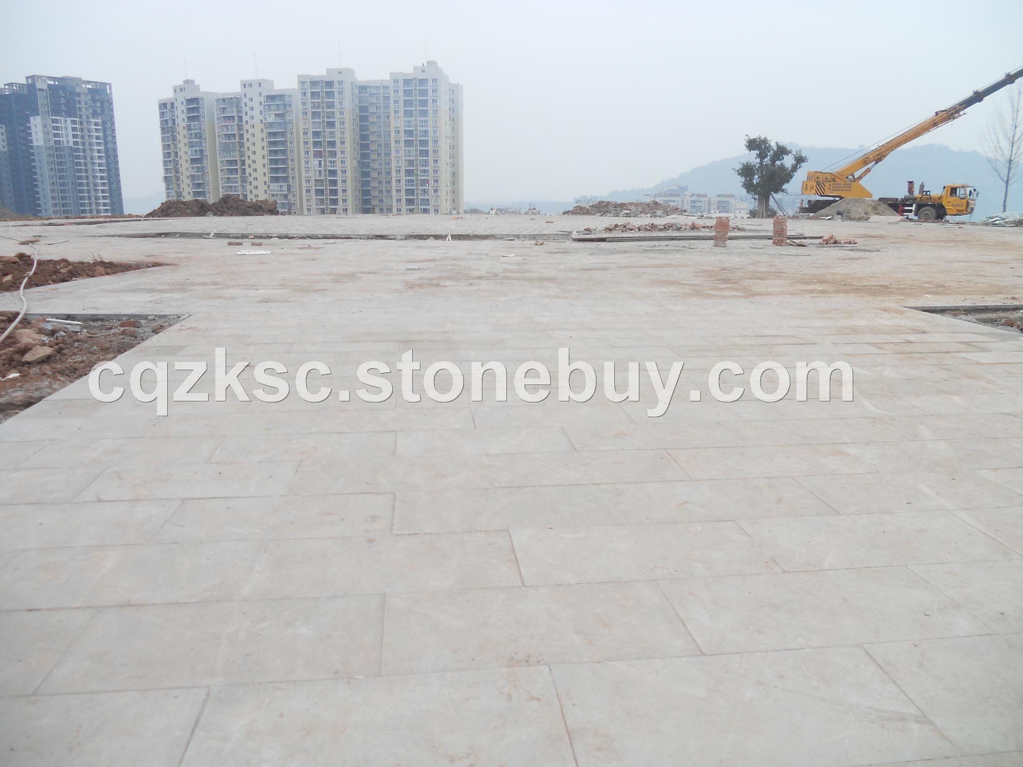 青石休闲广场铺装工程