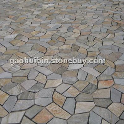 &amp;nbsp;1 锈板岩 河北天然锈板 板岩乱拼石材 厂家直销&amp;amp;#160;