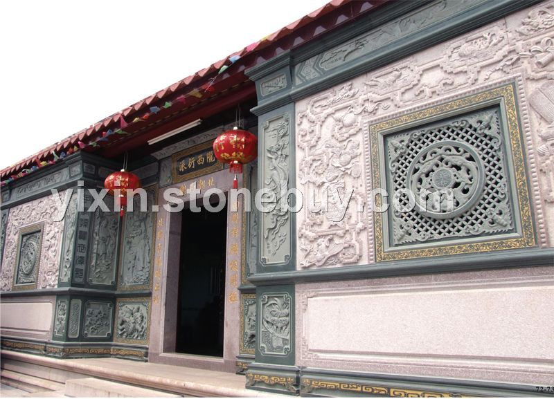 古建石庙建筑