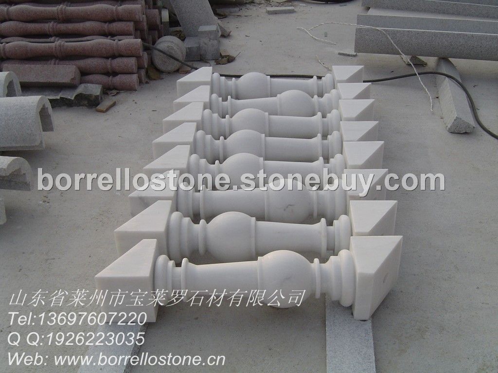 汉白玉大理石栏杆柱
