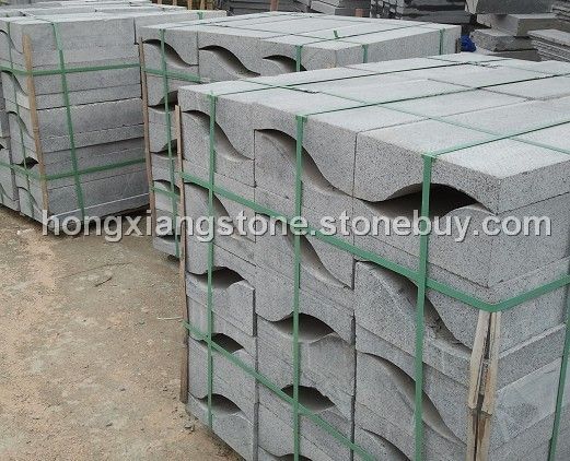 芝麻黑石材-路沿石-G654路边石-654路延石-鸿祥石业