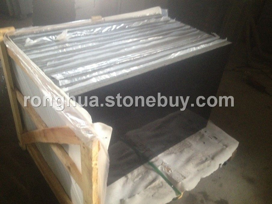 供应G684福鼎黑(珍珠黑)磨光面大板