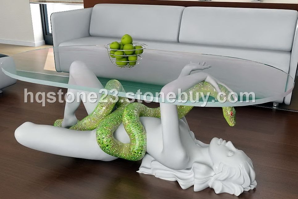 Tea table sculpture 茶幾雕塑
