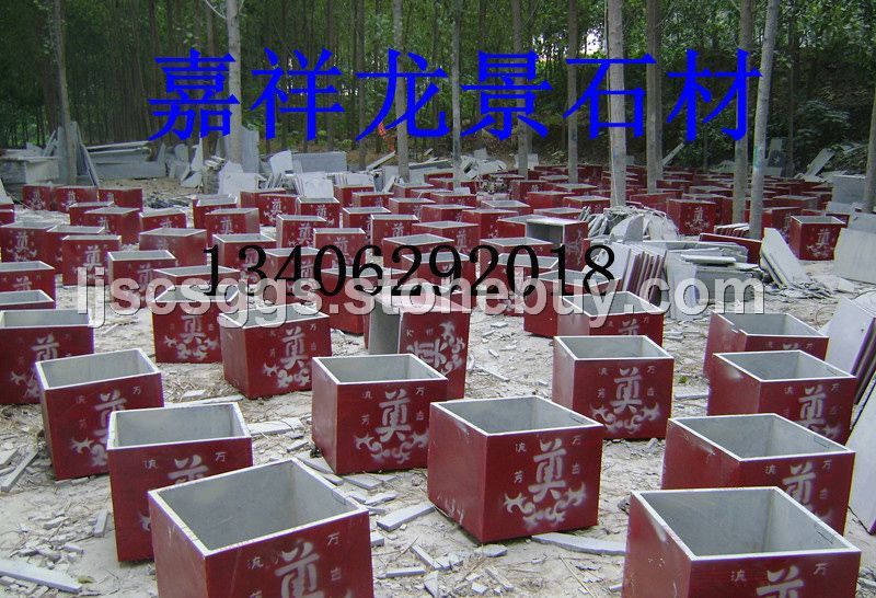 石雕骨灰盒廠家超低價供應(yīng)高中低檔石頭骨灰盒100一套