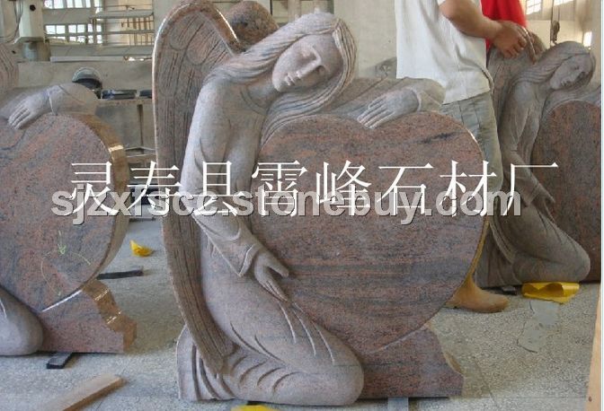 幻彩红花岗岩、幻彩红墓碑、木纹幻彩红