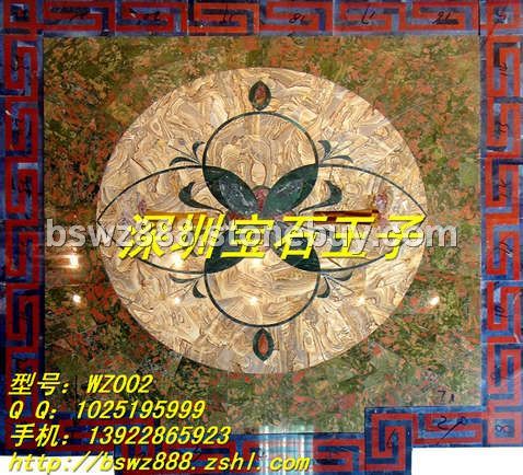 2013新款天然宝石拼花地砖（别墅品牌地砖）