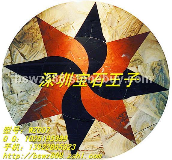 2013新款天然宝石拼花地砖（别墅品牌地砖）